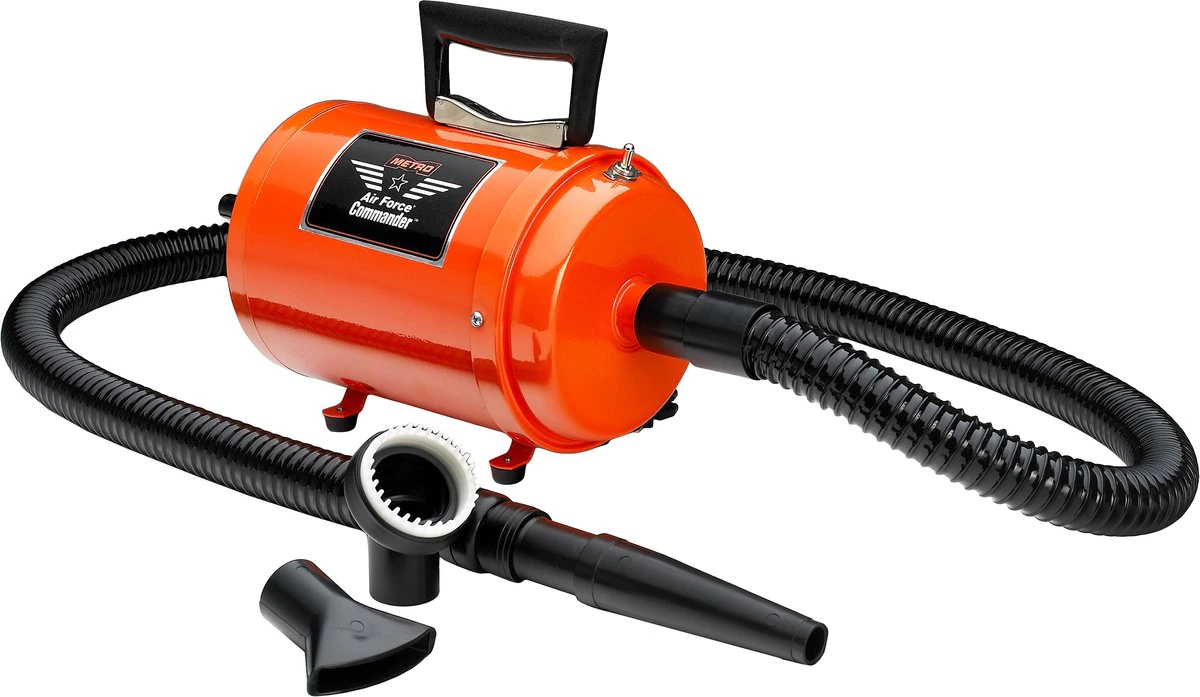Professional-Grade Pet Grooming Made Easy with the MetroVac Air Force Commander Two-Speed Pet Dryer